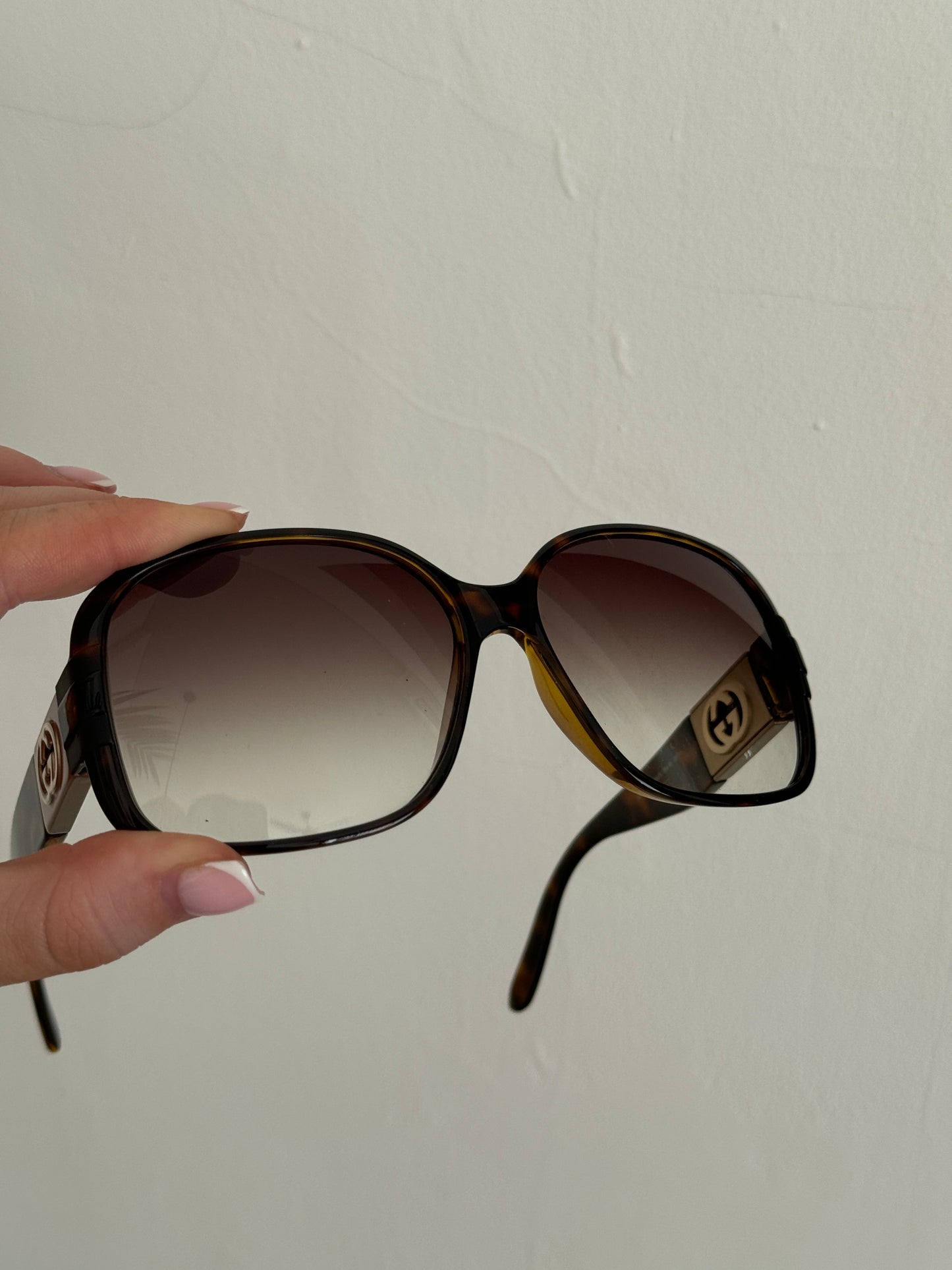 Vintage 2000s Gucci Oversized Sunglasses | O/S, Brown