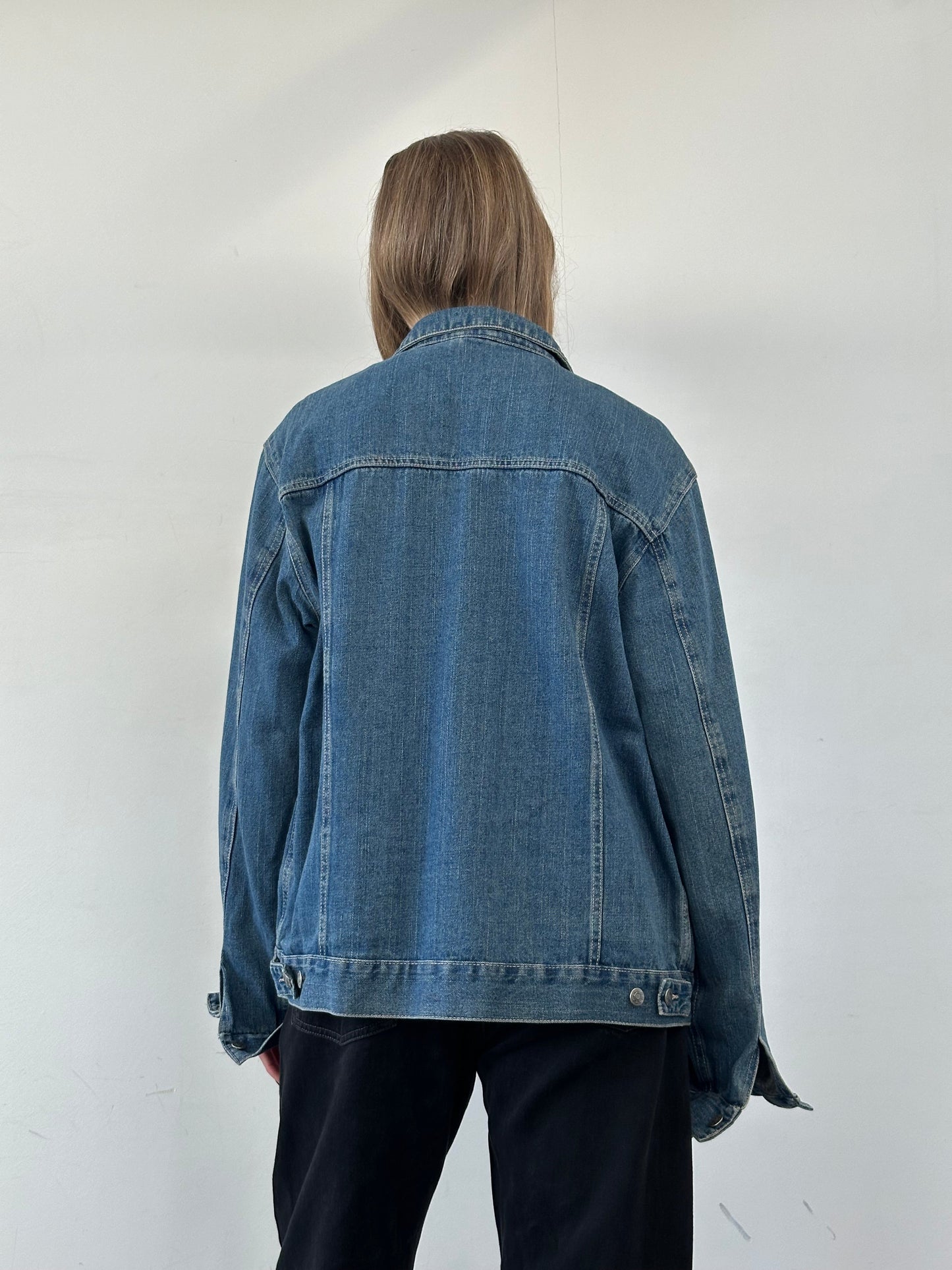 Vintage Pure Cotton Denim Jacket - XL