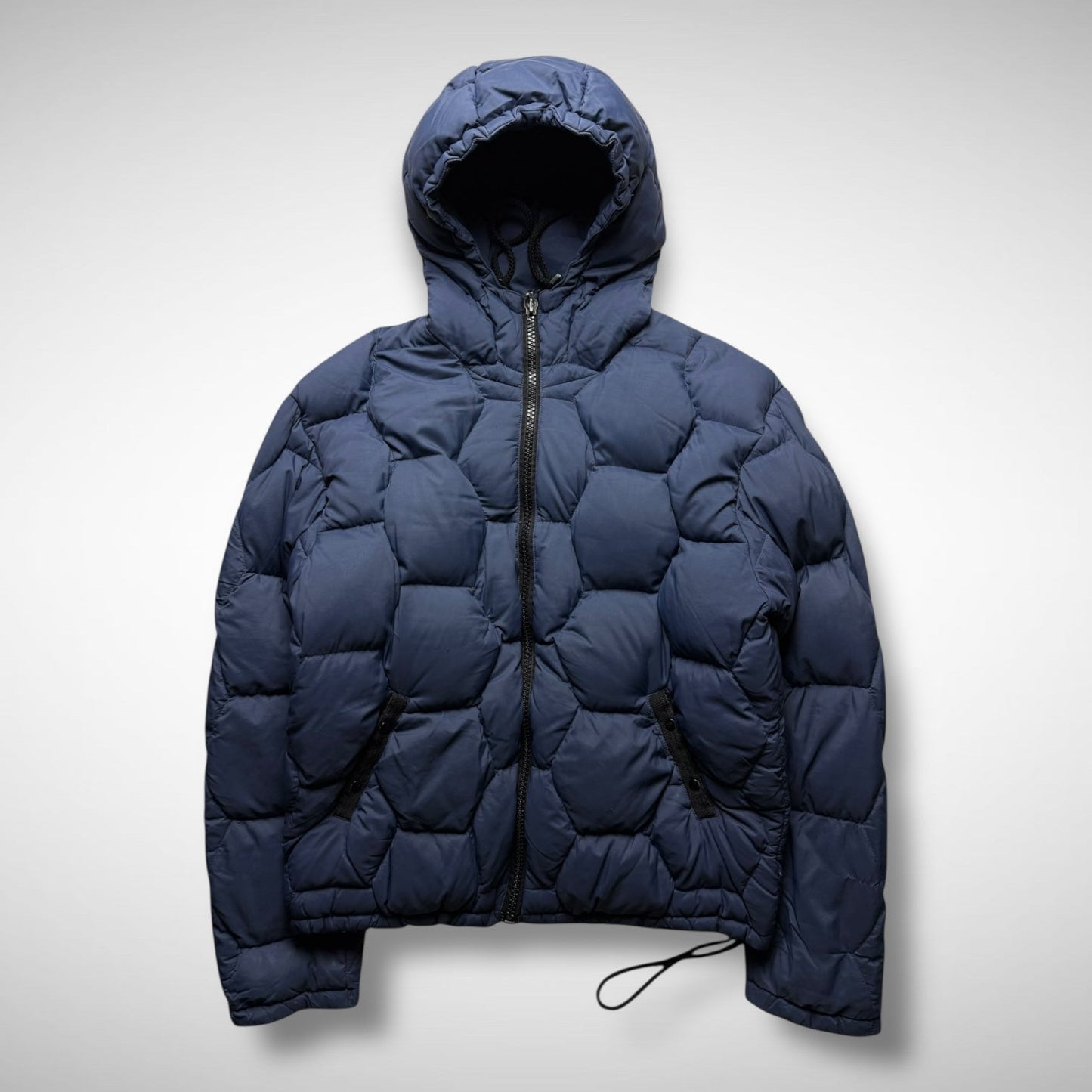 Mecca Hexagon Hooded Puffer Jacket (1990s)