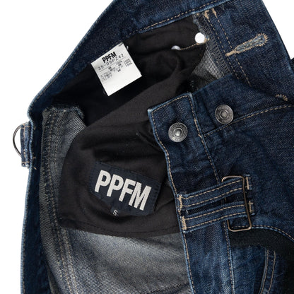 Vintage 2000s PPFM Convertible Zip Denim Jeans Size W30