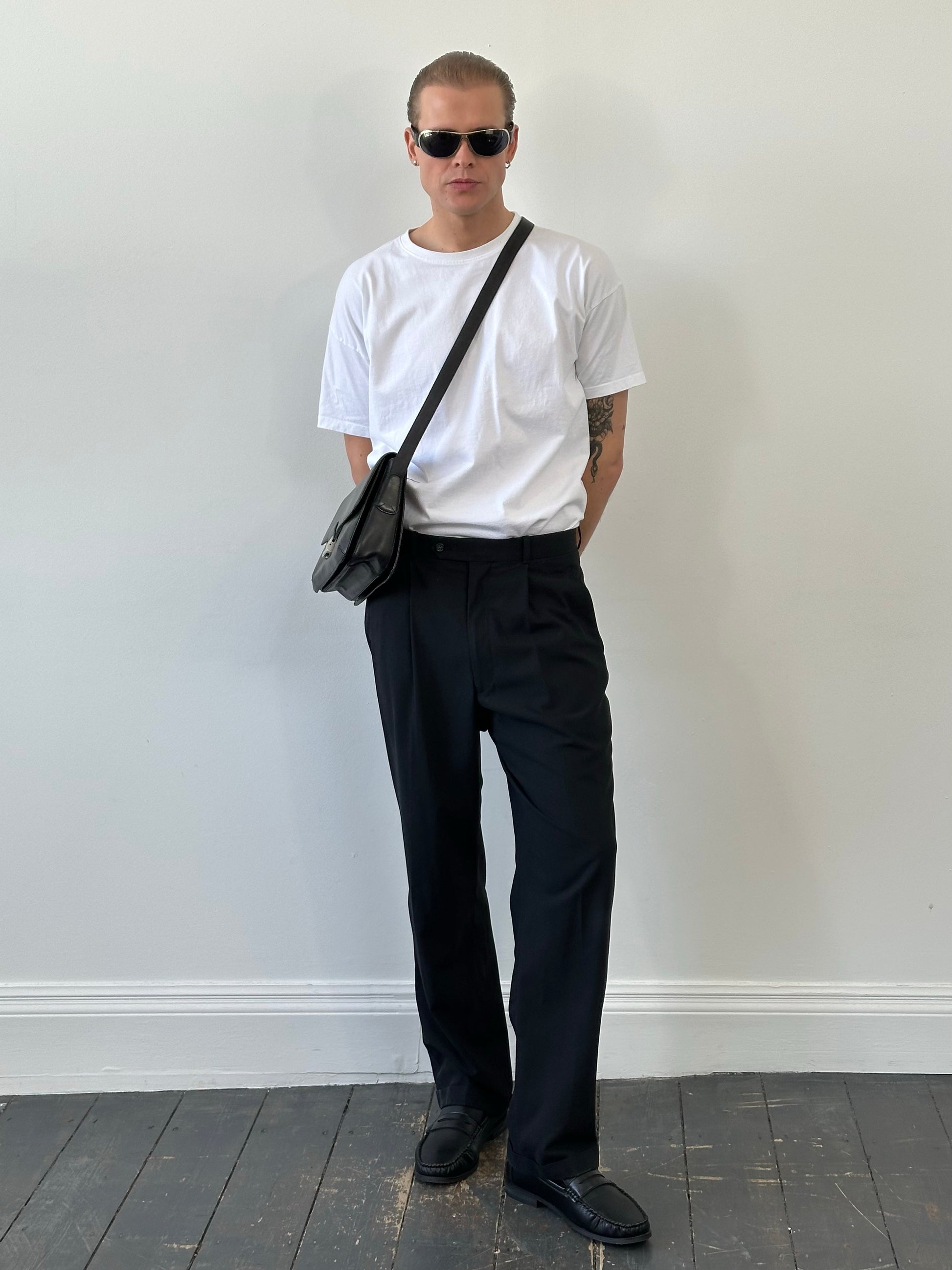 Vintage 1990s Straight Leg Tailored Trouser - W33