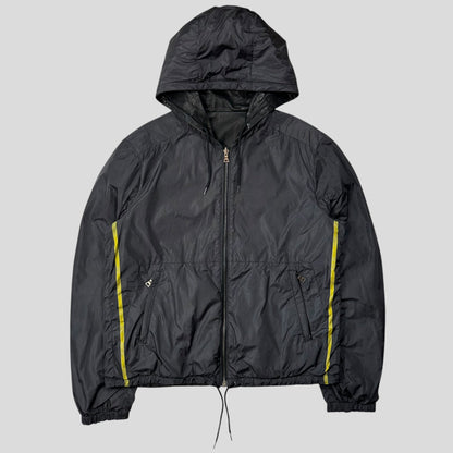 Prada Sport 2010 Reversible Leather + Micro Check Nylon Jacket - IT52 | Default Title, Multicoloured