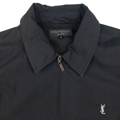 Vintage YSL Yves Saint Laurent Zip Up Jacket Size XL