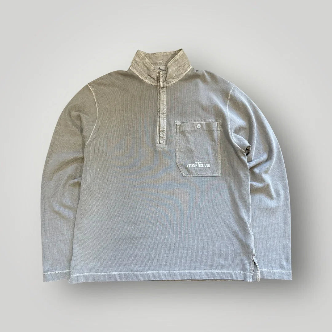 Stone Island Tinto Terra Closed Loop Project Lightweight Sweatshirt Polo L/XL BNWT