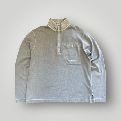 Stone Island Tinto Terra Closed Loop Project Lightweight Sweatshirt Polo L/XL BNWT