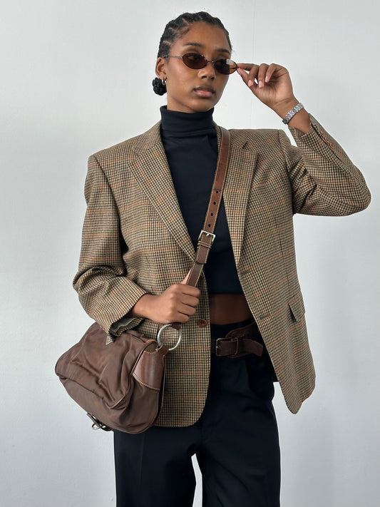 Loyal London x Loro Piana 1990s Pure Wool Check Blazer - 36R/S