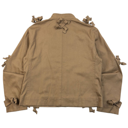 Vintage 2000s Ne-Net By Issey Miyake Bow Knot Jacket Womens Size S | Small, Beige