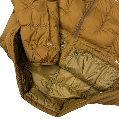 Montbell Puffer Jacket In Brown - Neige Down Parka ( L )