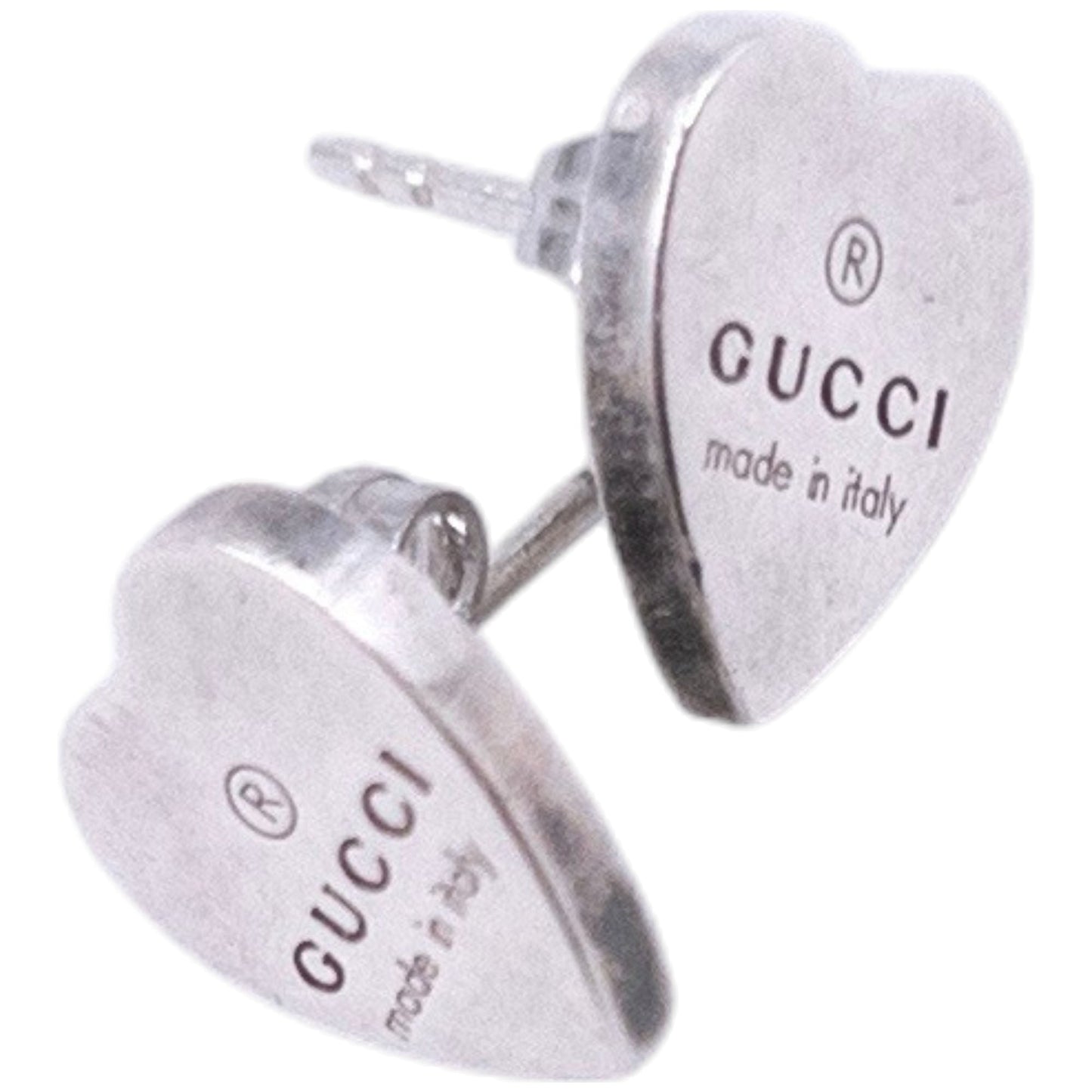 Vintage Gucci Heart Ear Rings