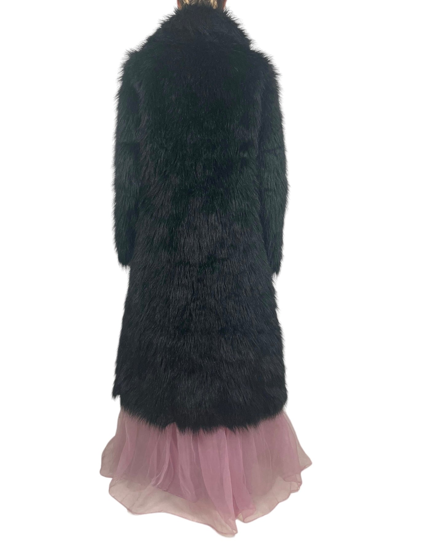 Y2K Necessary Evil faux fur coat