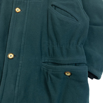 Vintage 90s Hugo Boss Cashmere Zip Up Jacket Size XL | XL, Green