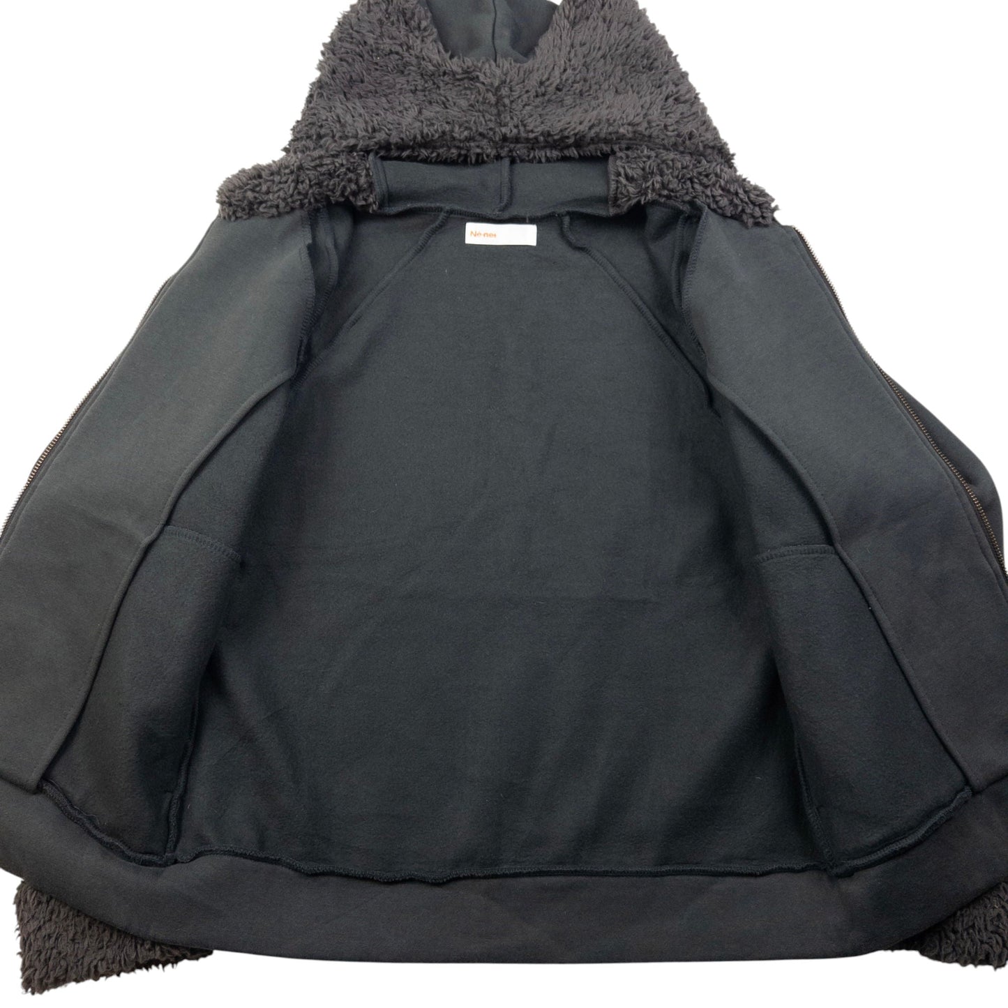 Vintage Ne-Net By Issey Miyake Zip Up Fleece Animal Hoodie Womens Size M