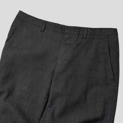 Gucci 00’s Textured Wool Suit Blazer + Trousers - IT46 (S/M) | Default Title, Grey
