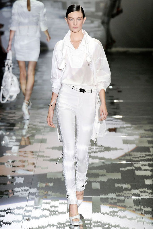 Gucci SS2010 Lace Up Trousers | O/S, White