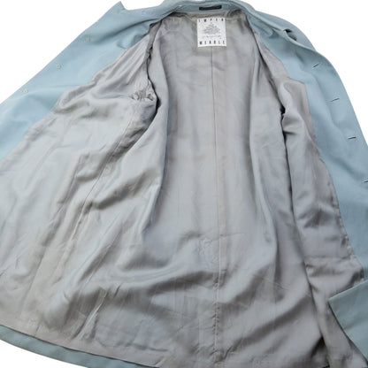 Vintage 80s Yohji Yamamoto Impermeable Belt Waist Trench Jacket Size XL | XL, Blue