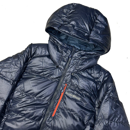 Montbell Alpine Down Parka Puffer Jacket In Navy Blue ( S )
