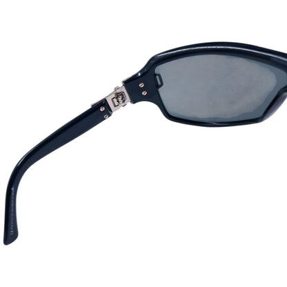 Vintage 2000s Gucci Buckle Sunglasses | O/S, Black