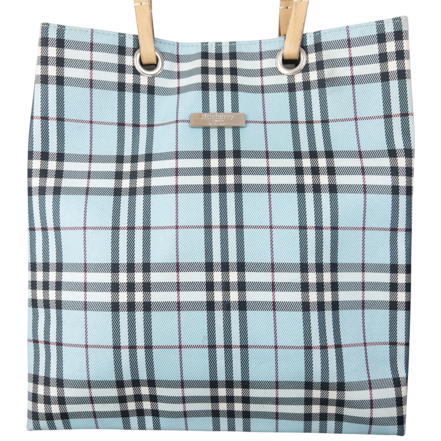 Vintage 2000s Burberry Blue Label Nova Check Shoulder Bag | O/S, Blue