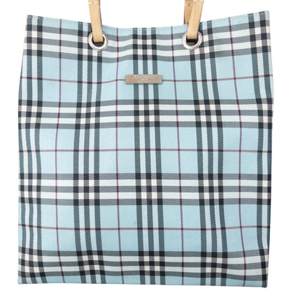 Vintage 2000s Burberry Blue Label Nova Check Shoulder Bag | O/S, Blue