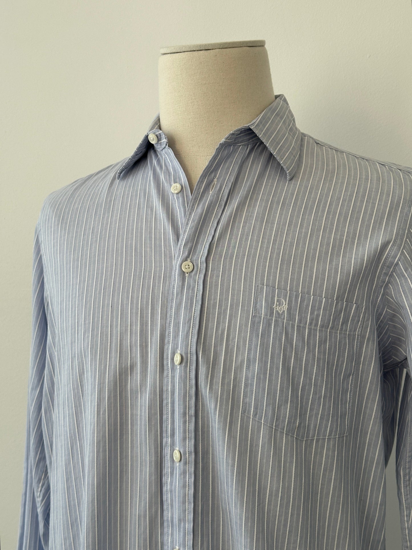 Christian Dior Chemins 1990s Pure Cotton Striped Shirt - XS