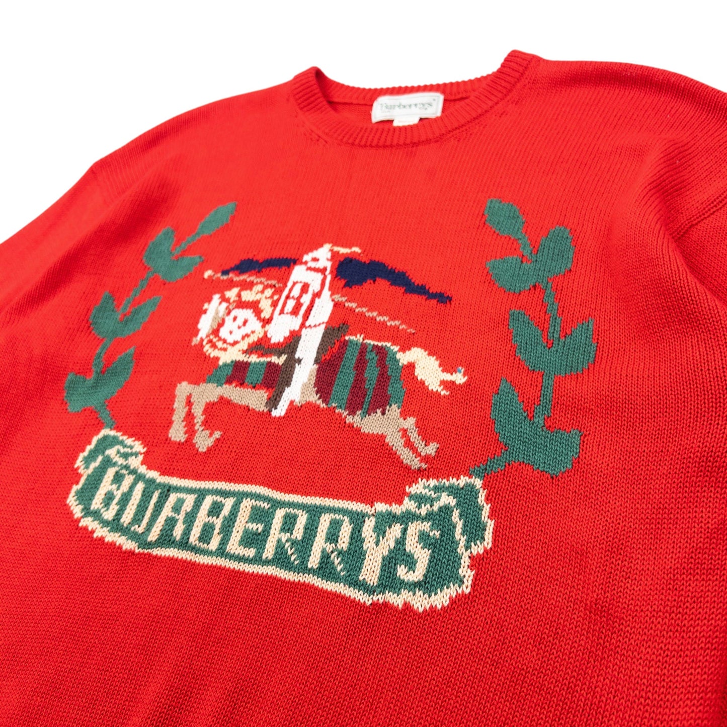 Vintage 80s Burberry Knit Jumper Size S