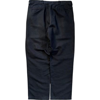 Armani Jeans 90’s Hemp Blend Pants W36 | W36, Black