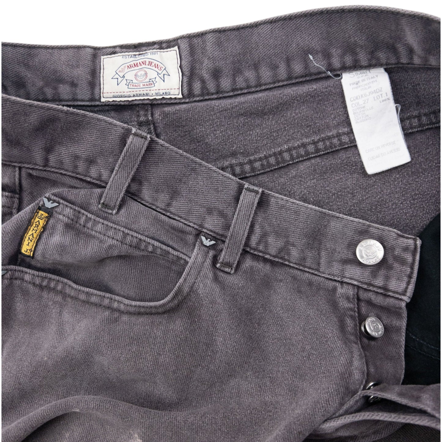 Vintage 90s Armani Jeans Denim Jeans Size W36