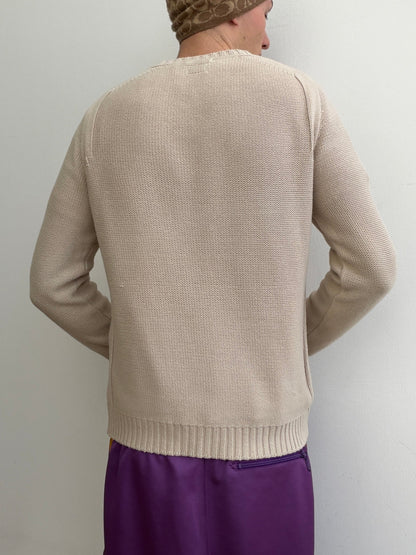 C.P. Company AW07 Knit Jumper | Medium, Beige