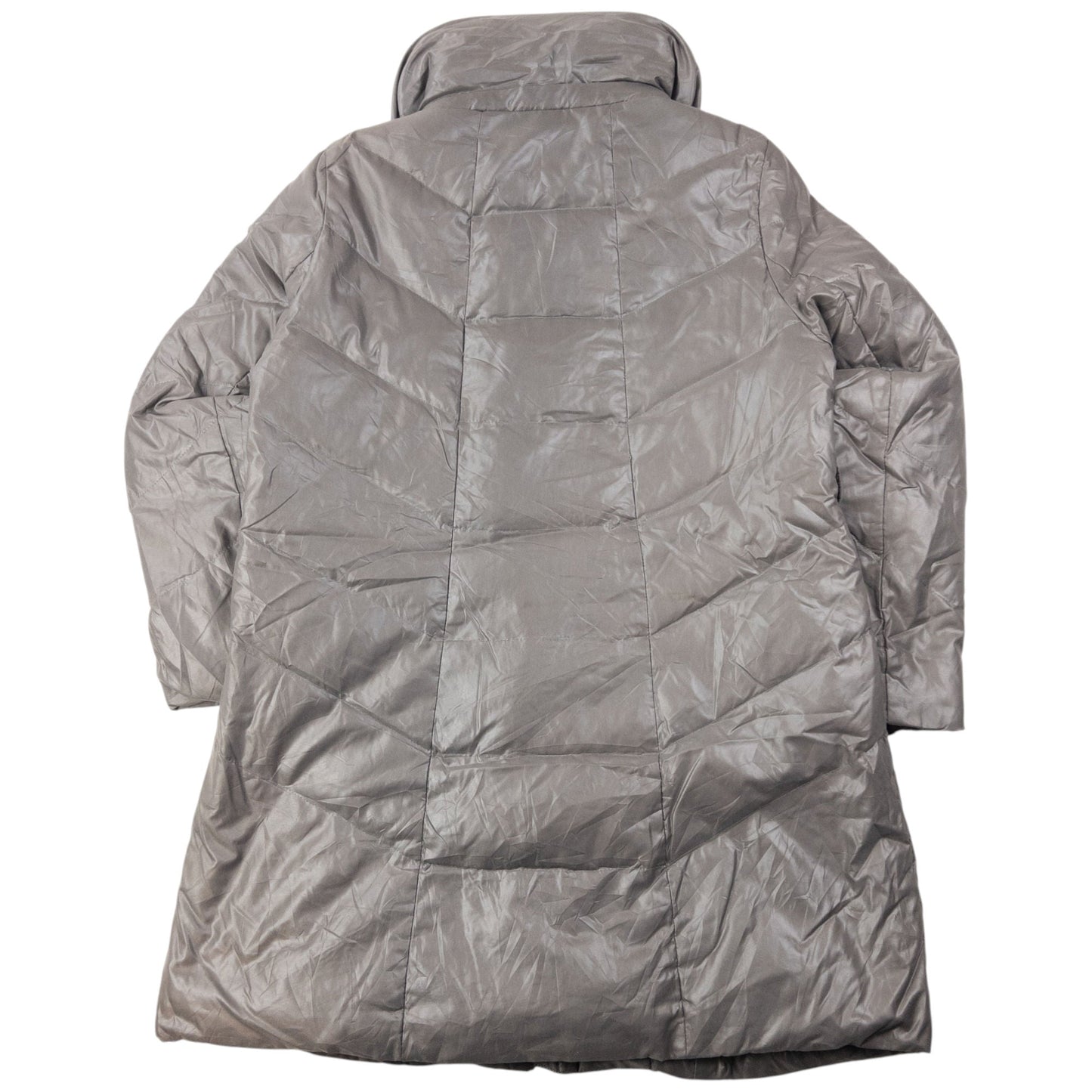 Vintage 90s Balmain Zip Up Padded Rain Jacket Size M | Medium, Grey