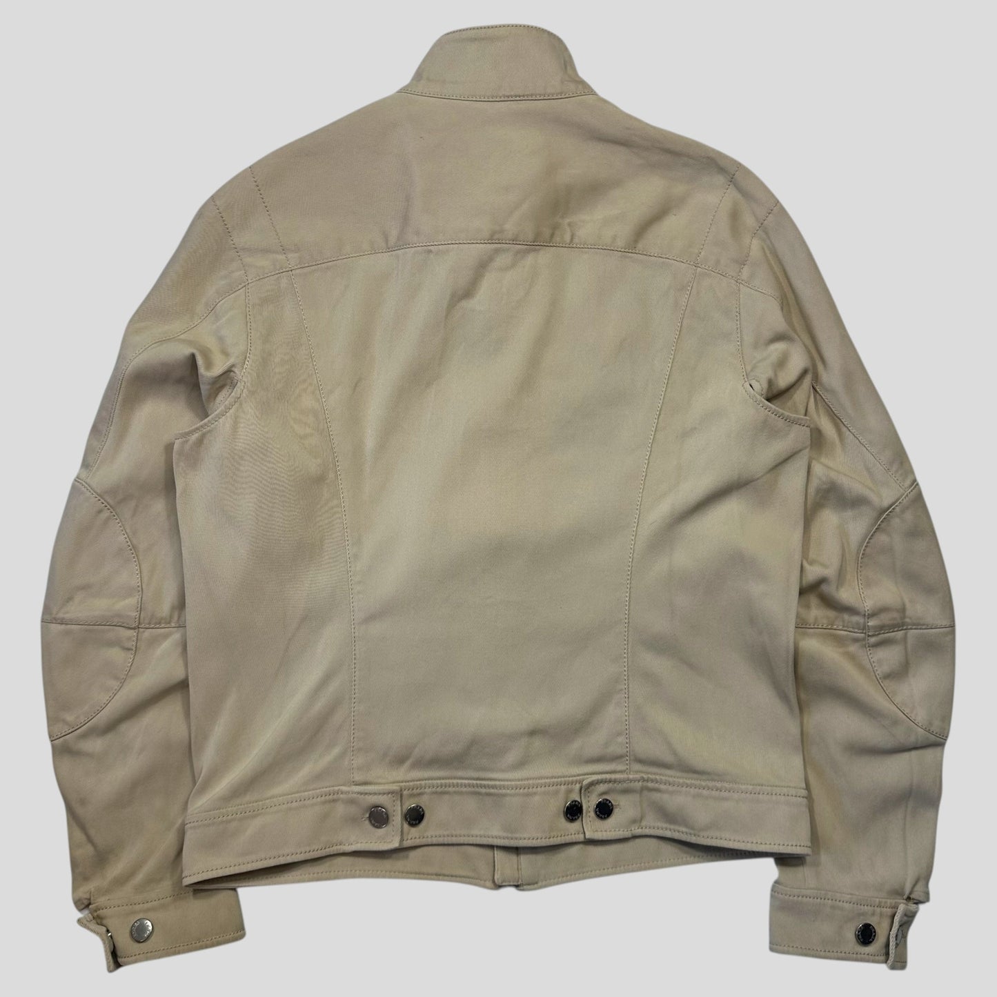 Prada Sport SS01 Articulated Cotton Reinforced Moto Jacket - M/L