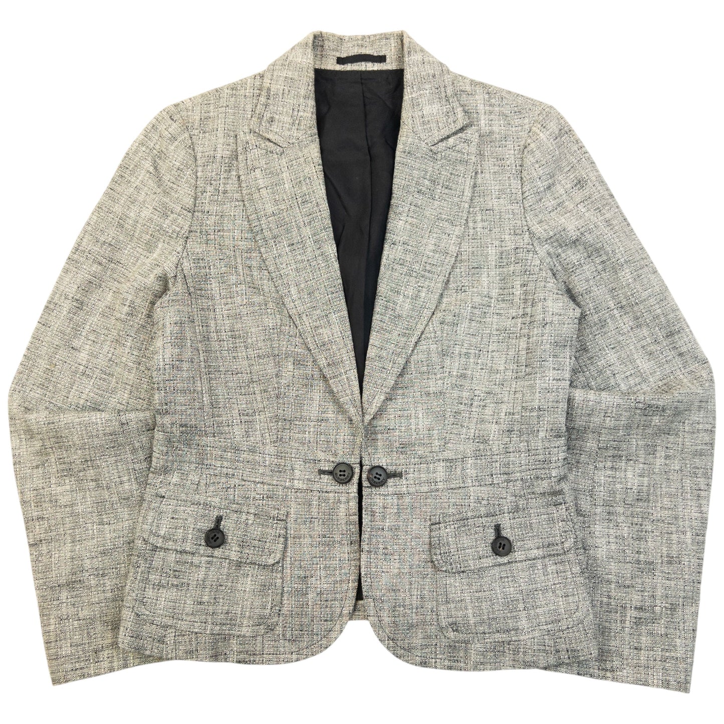 Vintage 2000s Burberry Jacket & Pleated Skirt Suit Set Womens Size M | Medium, Grey