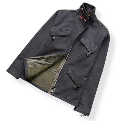 AW99/00 Maharishi Shower Repellent Asymmetric Jacket (S) | Default Title, Black