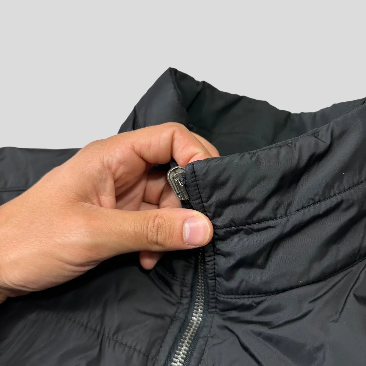 Prada Sport 2008 Goretex Reversible Black Logo Nylon Down Puffer Jacket - IT50 (M)