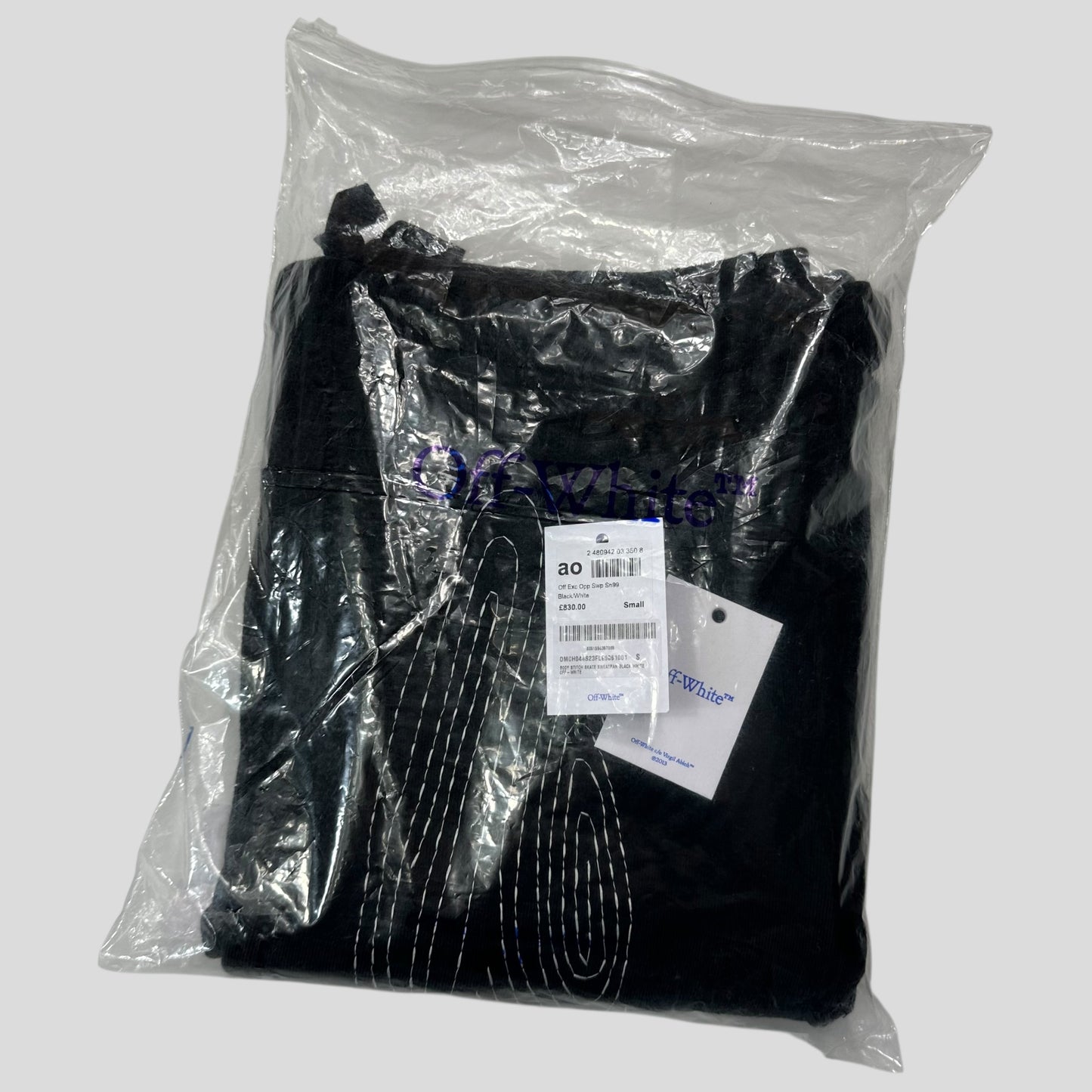 Off-white by Virgil Abloh 2013 Body Stitch Heavy Cotton Joggers - S (M)