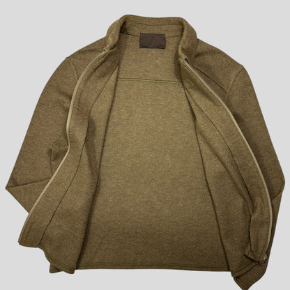 Prada Milano FW98 Heather Green Wool Zip-up Work Jacket - M | Default Title, Green