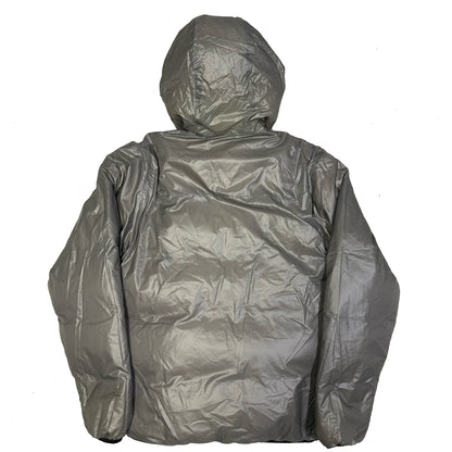 Camp 7 Reversible Puffer Jacket In Grey & Black ( L )