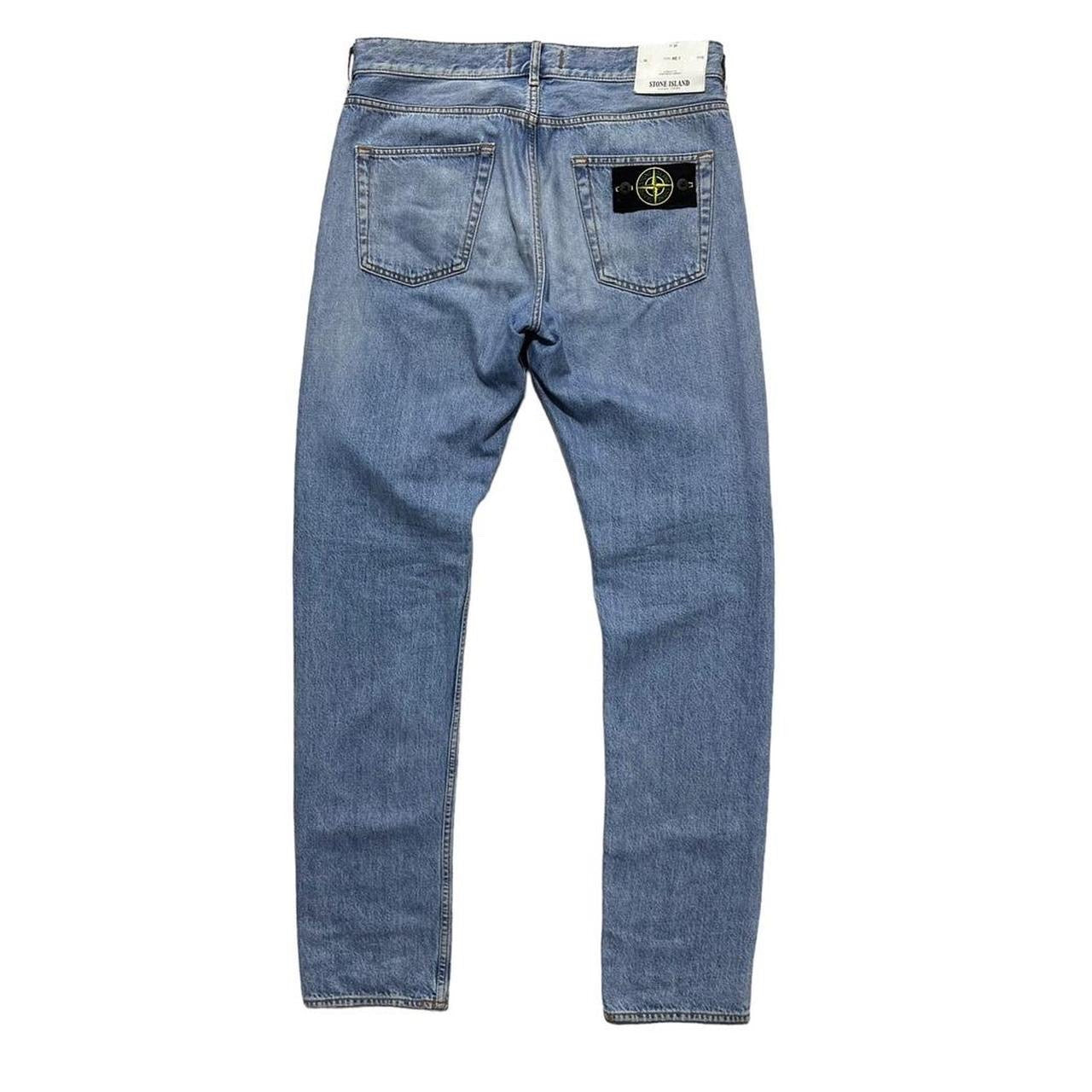 Stone Island Light Wash Denim Jeans