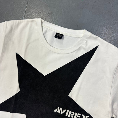 Avirex Star T-Shirt In White ( L )