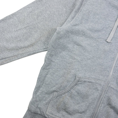 Vintage 2000s Stussy Troops Stripe Lined Zip Up Hoodie Size M | Medium, Grey