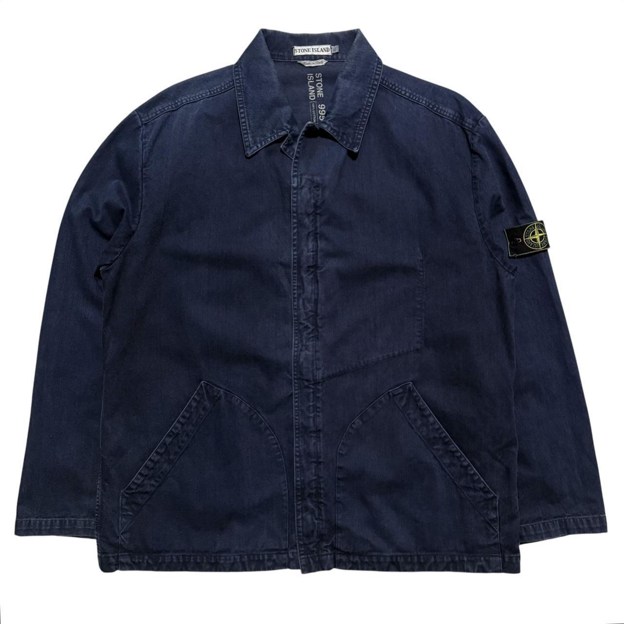 Stone Island 1995 Denim Carpenter Jacket | XL, Navy