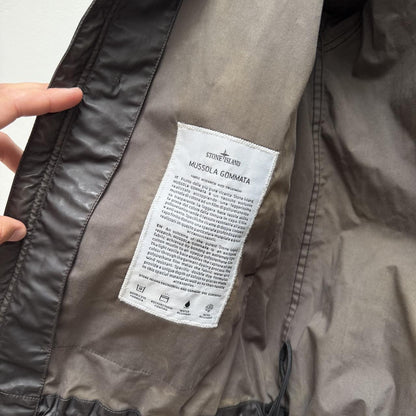 Stone Island Mussola Gommata Jacket (XL) | Extra Large, Black