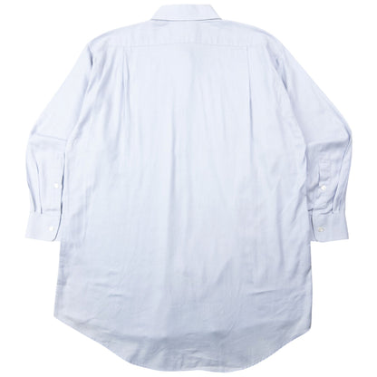 Vintage 90s Issey Miyake Long Sleeve Button Up Shirt Size L | Large, Blue