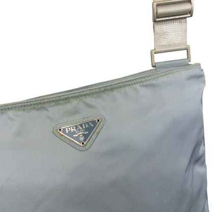 Vintage 2000s Prada Crossbody Bag | O/S, Blue
