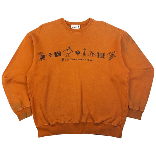 Vintage Hai Sporting Gear By Issey Miyake Embroidered Sweatshirt Size S