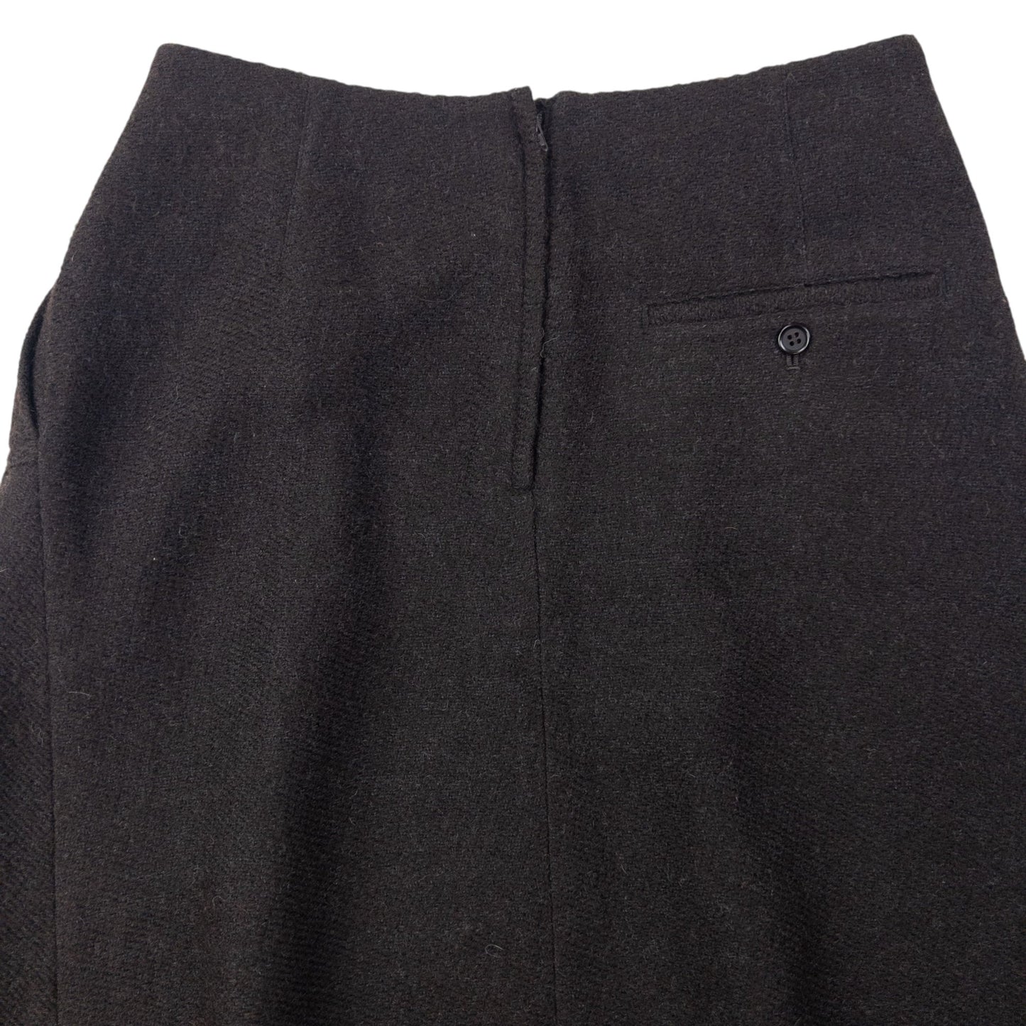 Vintage 90s Plantation By Issey Miyake Pleated Wool Skirt Womens Size W28 | W28, Brown