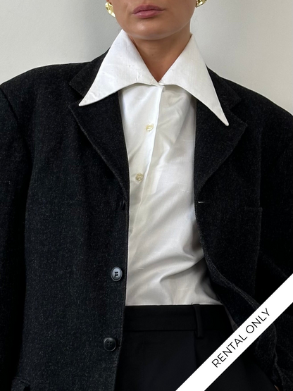 Vintage 1970s Dagger Collar Shirt - S/M