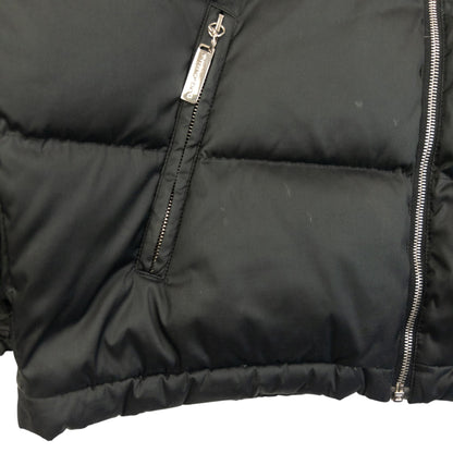 Vintage 2000s Dolce & Gabbana Fur Collar Puffer Jacket Womens Size M | Medium, Black