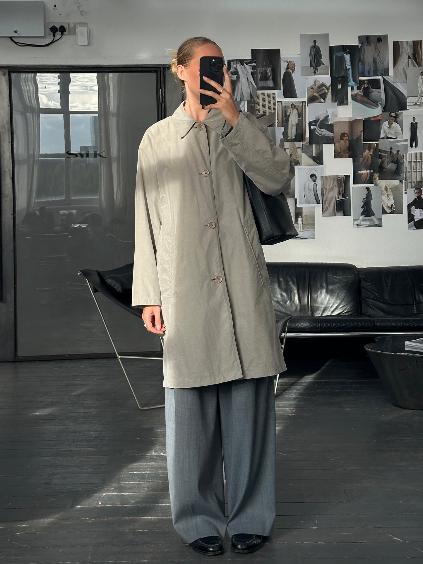 Hugo Boss 2000s Single Breasted Trench Coat - L/XL