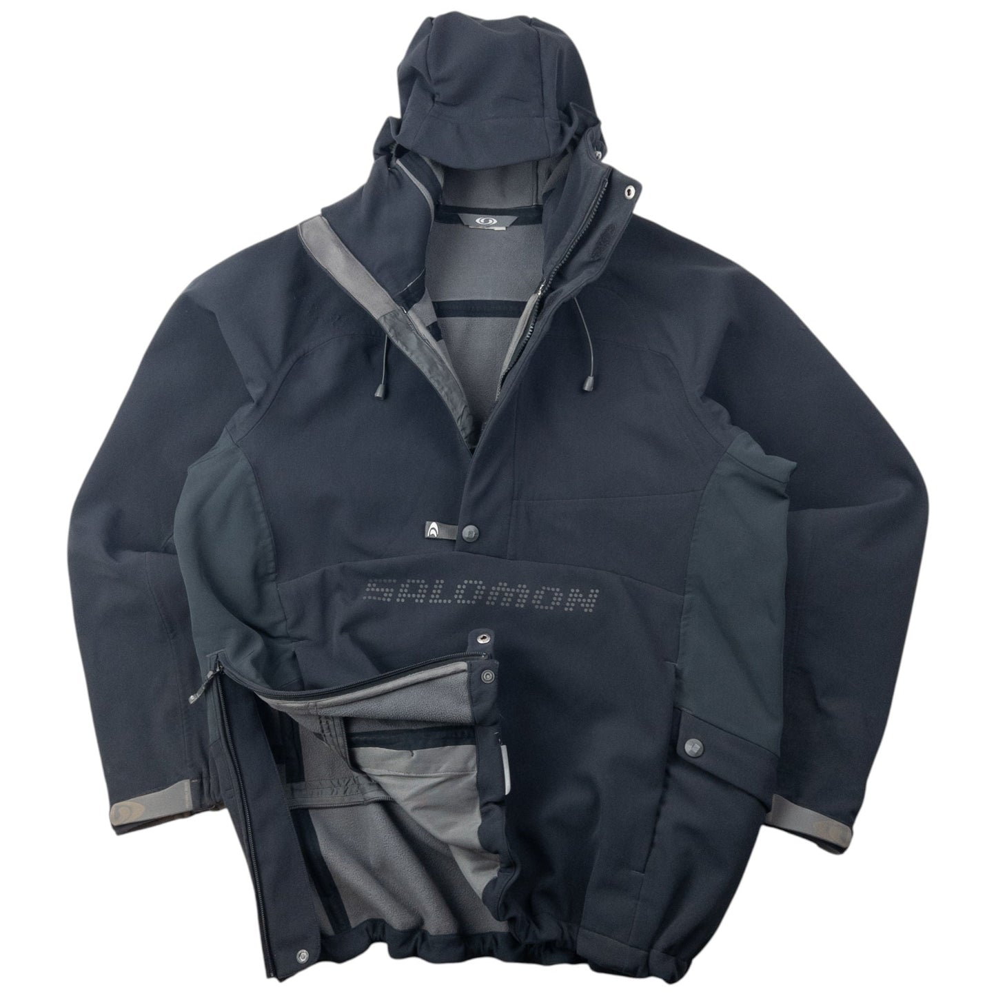 Vintage 2000s Salomon Q Zip Jacket Size XL | XL, Black