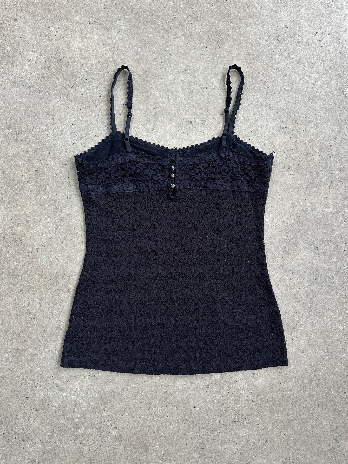 Vintage 2000s Crochet Cami Top - S/M